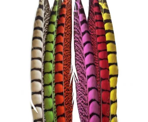 Nature's Spirit Dyed Lady Amherst Pheasant Tails