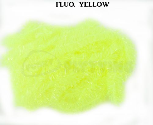 Fly Tying 10mm Neon Pale Lime Green Fritz. 