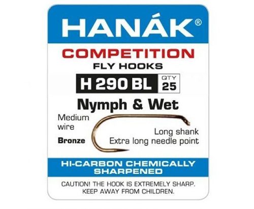 Hanak 290BL Nymph & Wet Hook Long Shank
