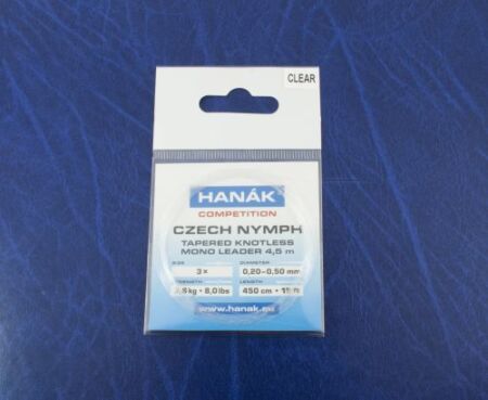Hanak Clear Czech Nymph Tapered Knotless Leader
