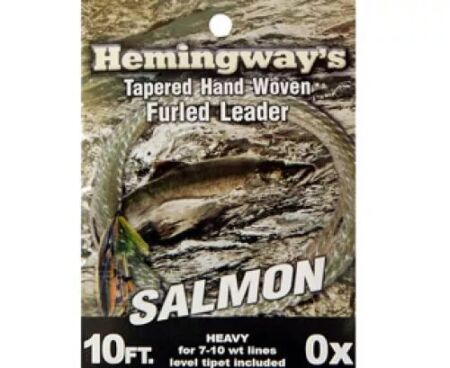 Hemingways Salmon Tapered Hand Woven Furled Leader