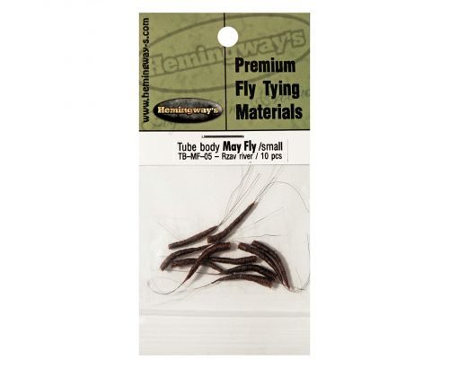 Fly Tying Woven Body Tubing Pearl Black Small 