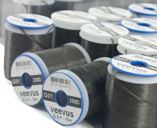 VEEVUS 100 Denier GEL Spun Thread 75m Spools White for sale online 