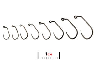 Fulling Mill Jig Force Black Nickel Fly Tying Hook (5045) - Funky Fly Tying