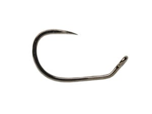 Fulling Mill Jig Force Short Black Nickel BL Fly Tying Hook (5125) - Funky Fly Tying