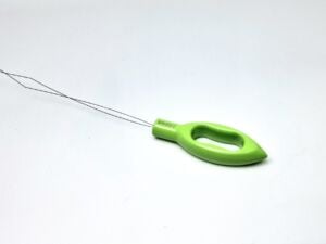 Funky Black Barred Rabbit Zonker – Olive - Funky Fly Tying