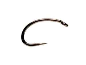 Fulling Mill Tactical Midge Black Nickel BL Fly Tying Hook (5145) - Funky Fly Tying