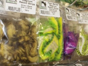 Hareline Tiger Barred Rabbit Zonker Strips - Funky Fly Tying
