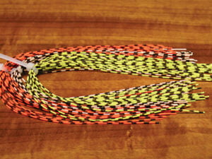 Hareline Grizzly Barred Rubber Legs - Funky Fly Tying