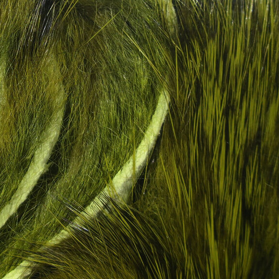 Hareline Micro Rabbit Strip – 11) Black - Funky Fly Tying