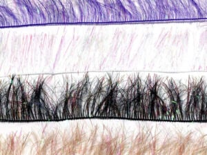 Hareline Folded Palmering Chenille 45mm - Funky Fly Tying
