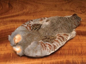 Hareline Hungarian Partridge Skin Natural - Funky Fly Tying