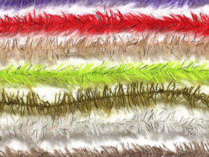 Hareline Small 5mm Speckled Black Mohair Scruff - Funky Fly Tying